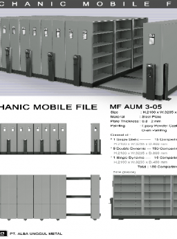 Mobile File Alba Mekanik MF AUM 3-05