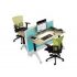 Partisi kantor Donati WS 2 Seat hadap